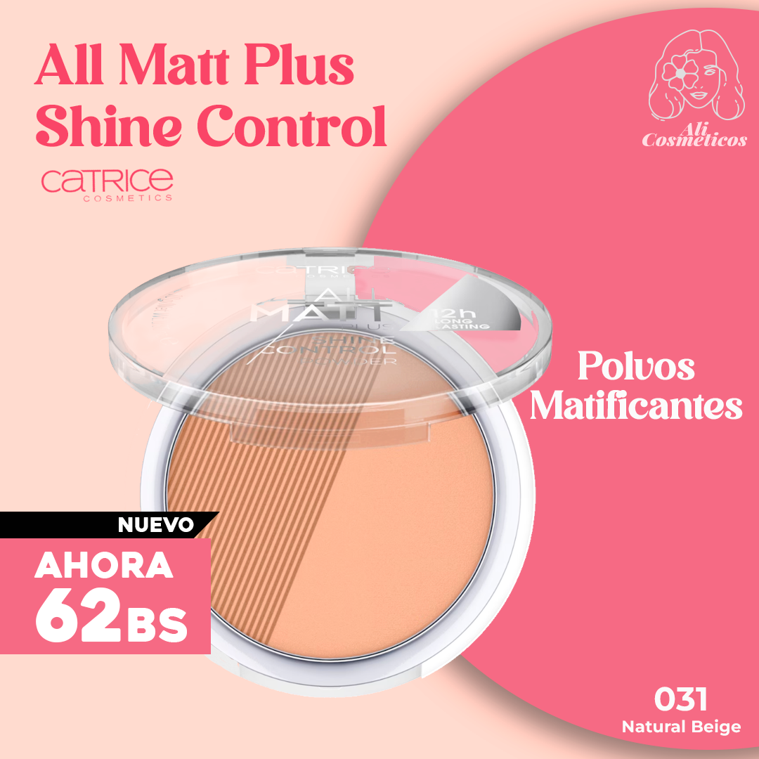 Polvo Matificante All Matt Plus Shine Control Catrice