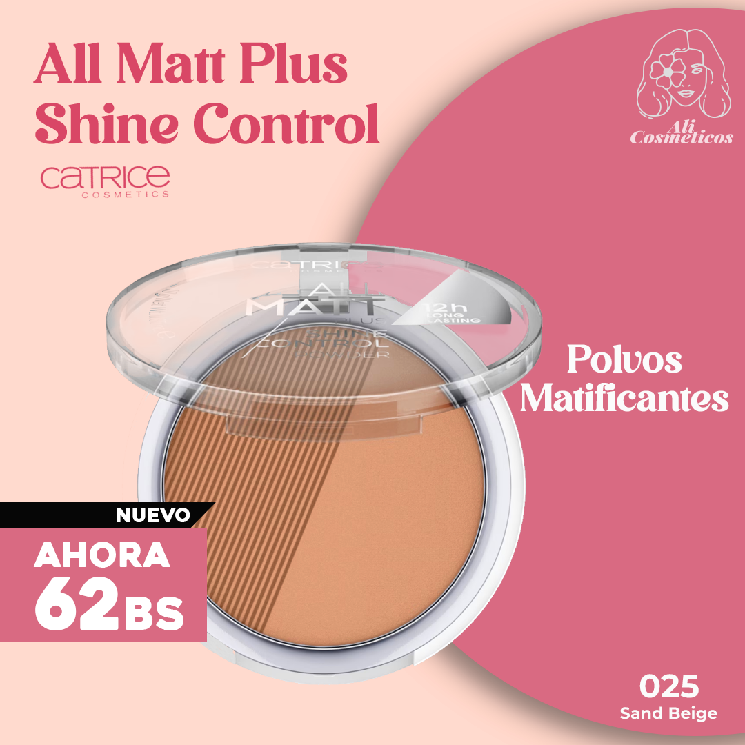 Polvo Matificante All Matt Plus Shine Control Catrice