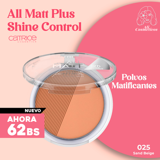 Polvo Matificante All Matt Plus Shine Control Catrice