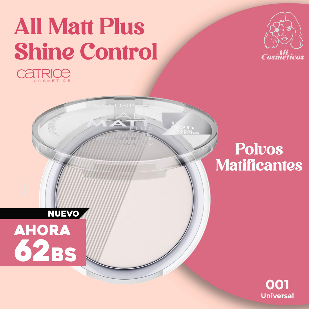 Polvo Matificante All Matt Plus Shine Control Catrice