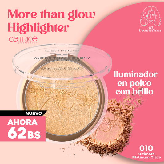 Iluminador en Polvo con Brillo More Than Glow Catrice