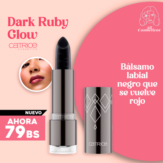 Bálsamo Labial Dual Color Dark Ruby Glow Catrice