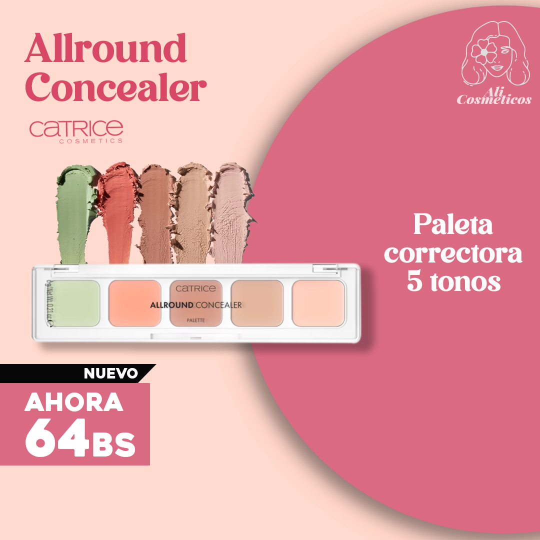 Paleta Correctora 5 tonos Allround Concealer Catrice