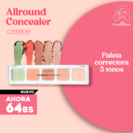 Paleta Correctora 5 tonos Allround Concealer Catrice