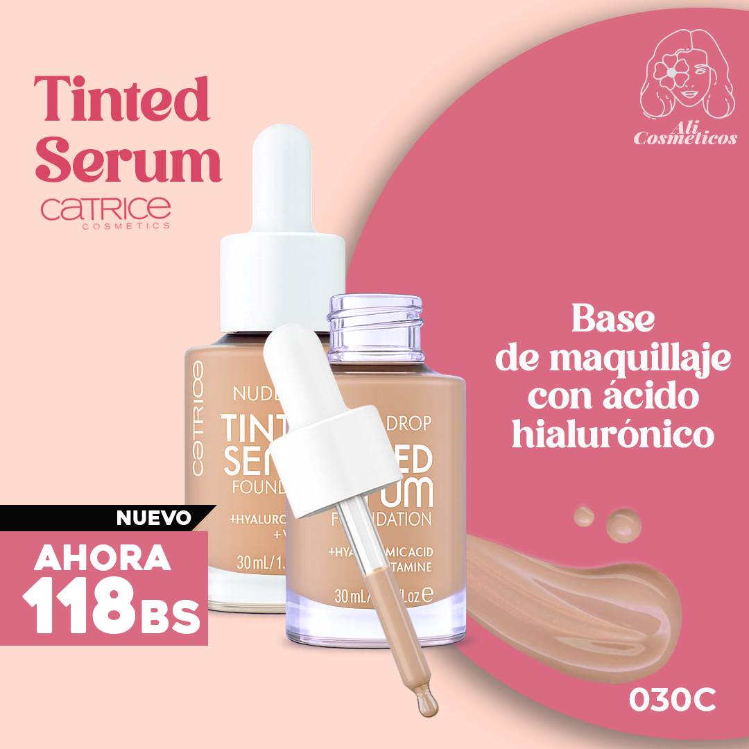 Base de Maquillaje con Acido Hialuronico Tinted Serum Catrice