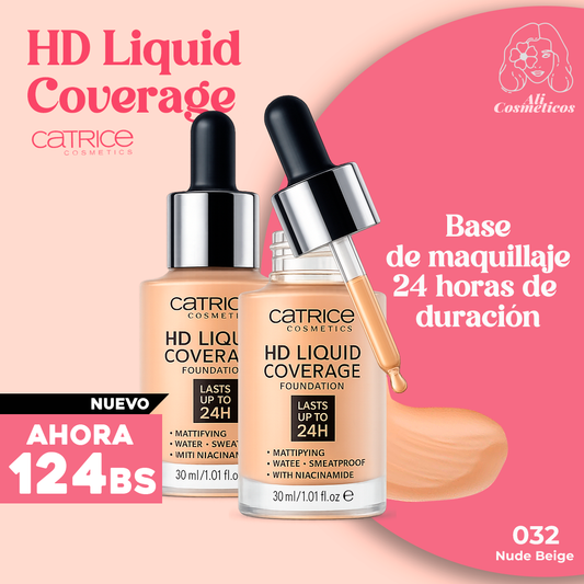 Base de Maquillaje HD Liquid Coverage Catrice