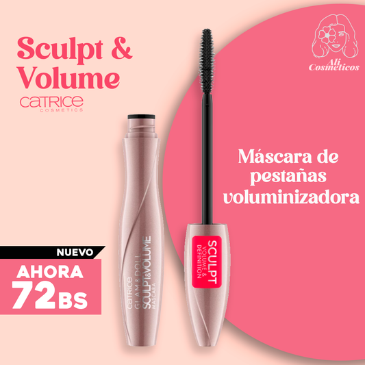 Mascara de Pestañas Voluminizadora Sculpt & Volume Catrice