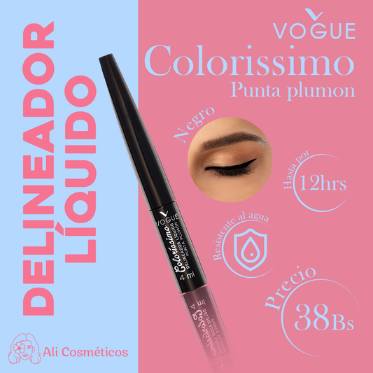 Delineador Liquido Colorissimo Vogue