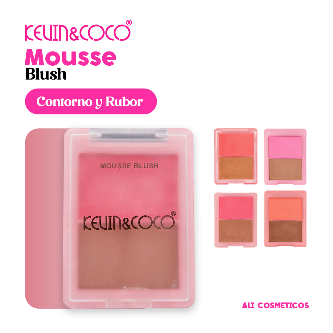 Contorno y Rubor Mousse Kevin y Coco