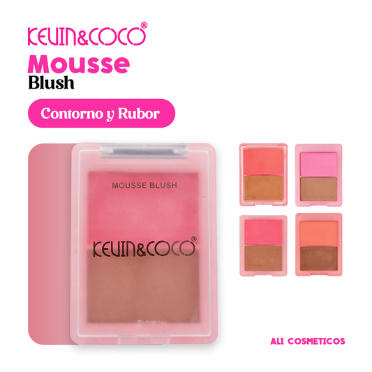 Contorno y Rubor Mousse Kevin y Coco