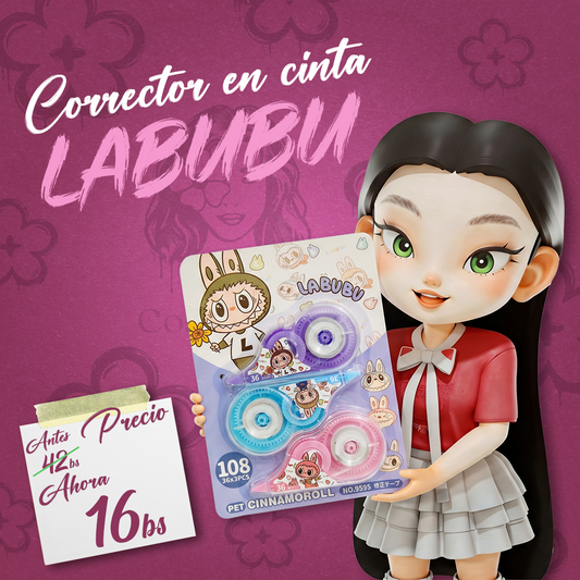 Corrector en Cinta Labubu