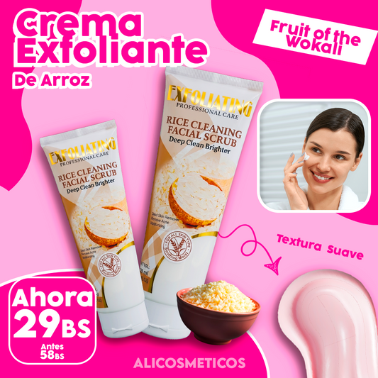 Crema Exfoliante de Arroz