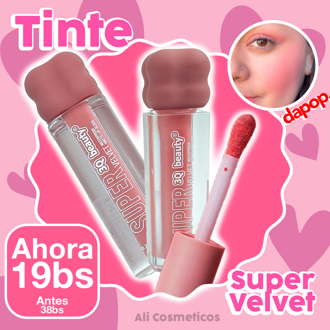 Tinte Labial Super Velvet EQ Beauty