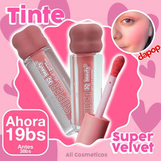 Tinte Labial Super Velvet EQ Beauty