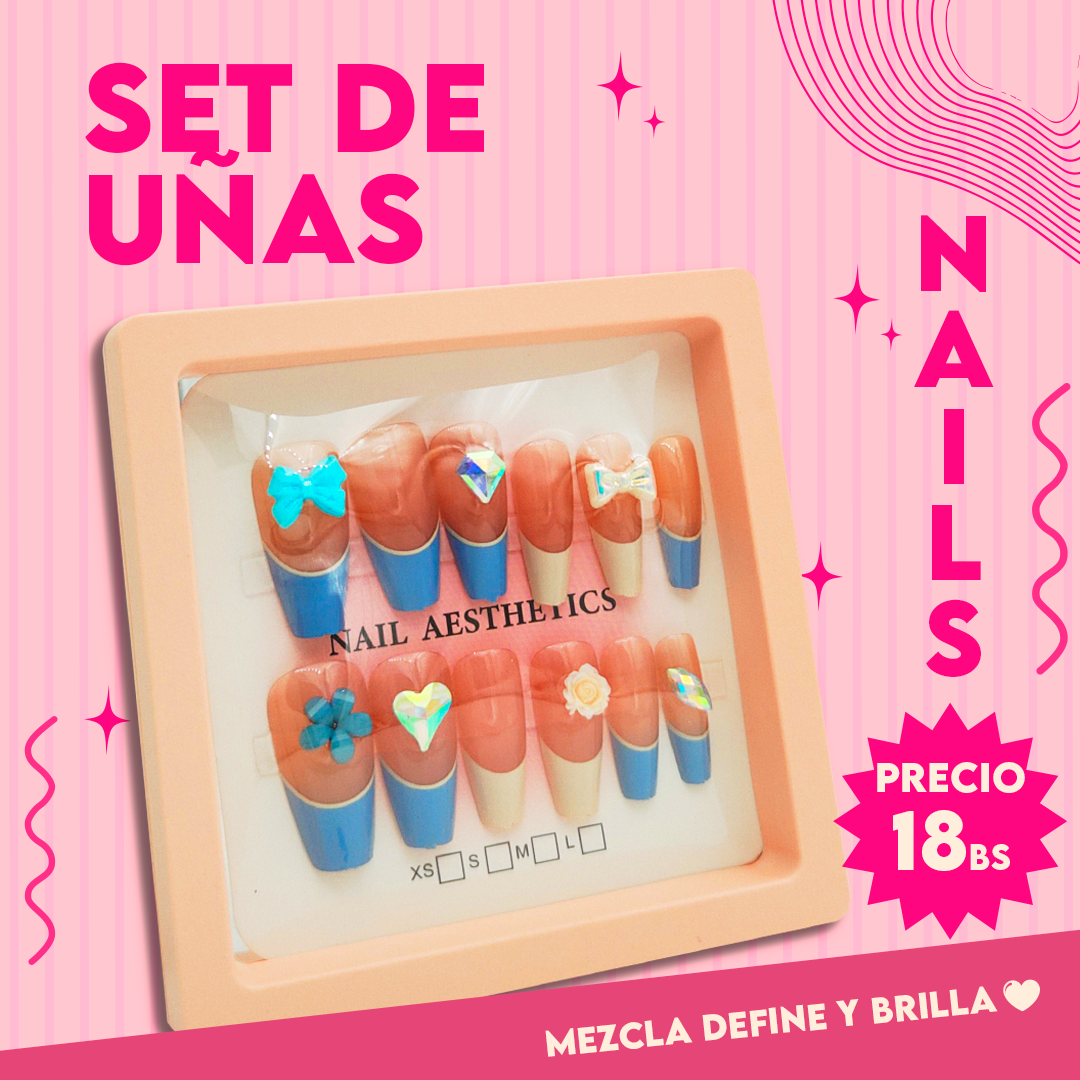 Set de Uñas Nails Aesthetic