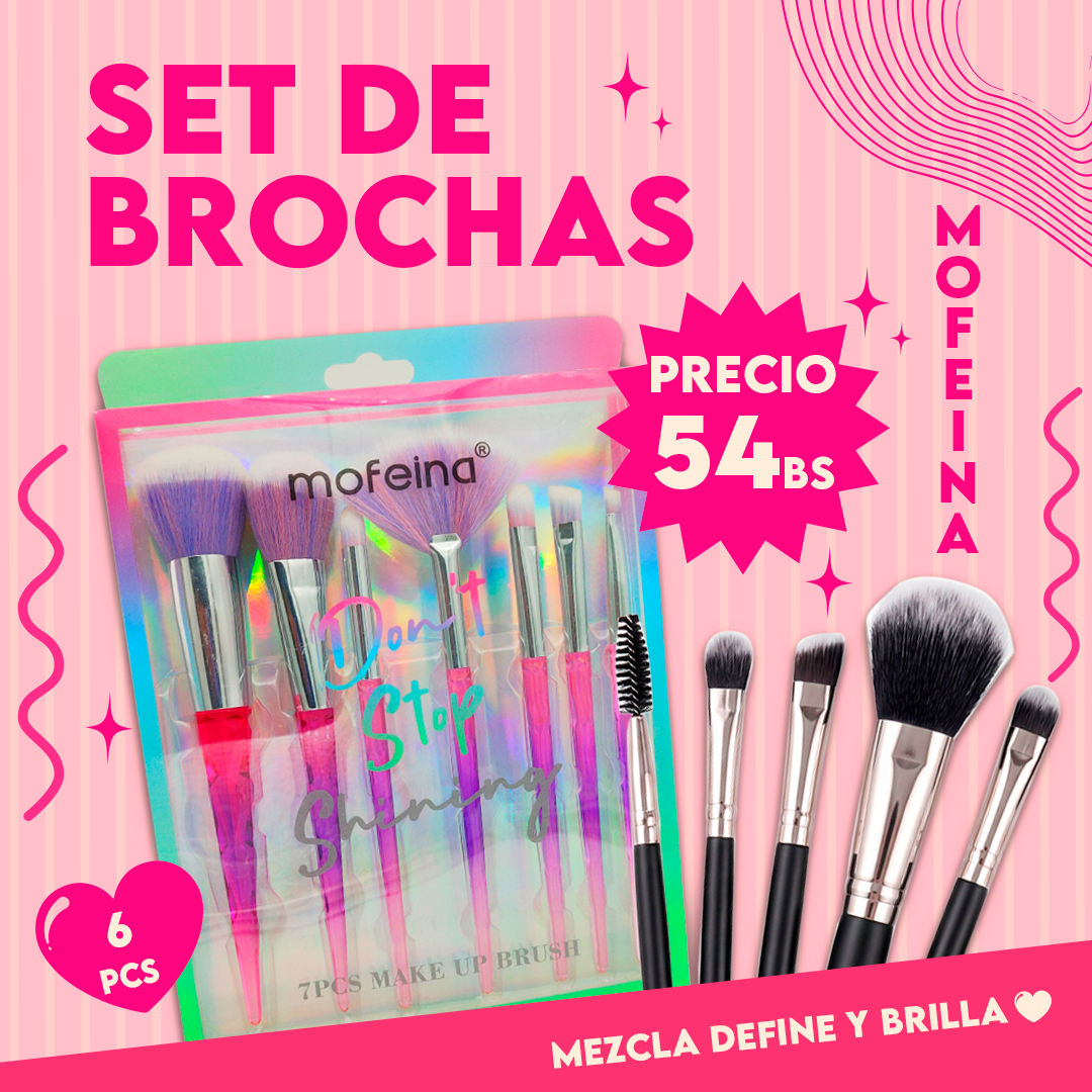 Set de Brochas 7 en 1 Mofeina