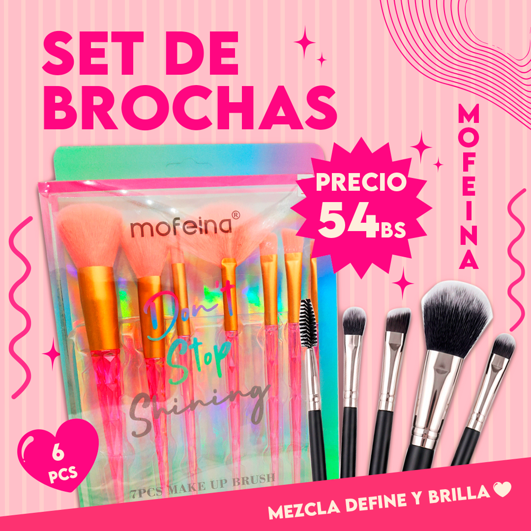 Set de Brochas 7 en 1 Mofeina