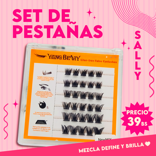 Set De Pestañas Yiling Beauty