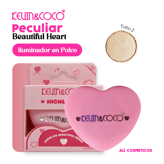 Iluminador en Polvo Peculiar Beatiful Heart Kevin y Coco