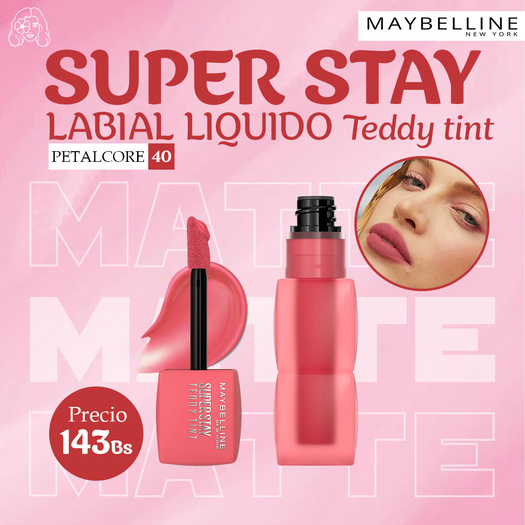 Labial Liquido Super Stay Teddy Tint Maybelline
