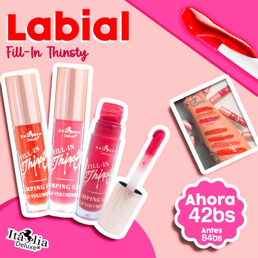 Labial Brillo Fill-in Thirsty Italia Deluxe
