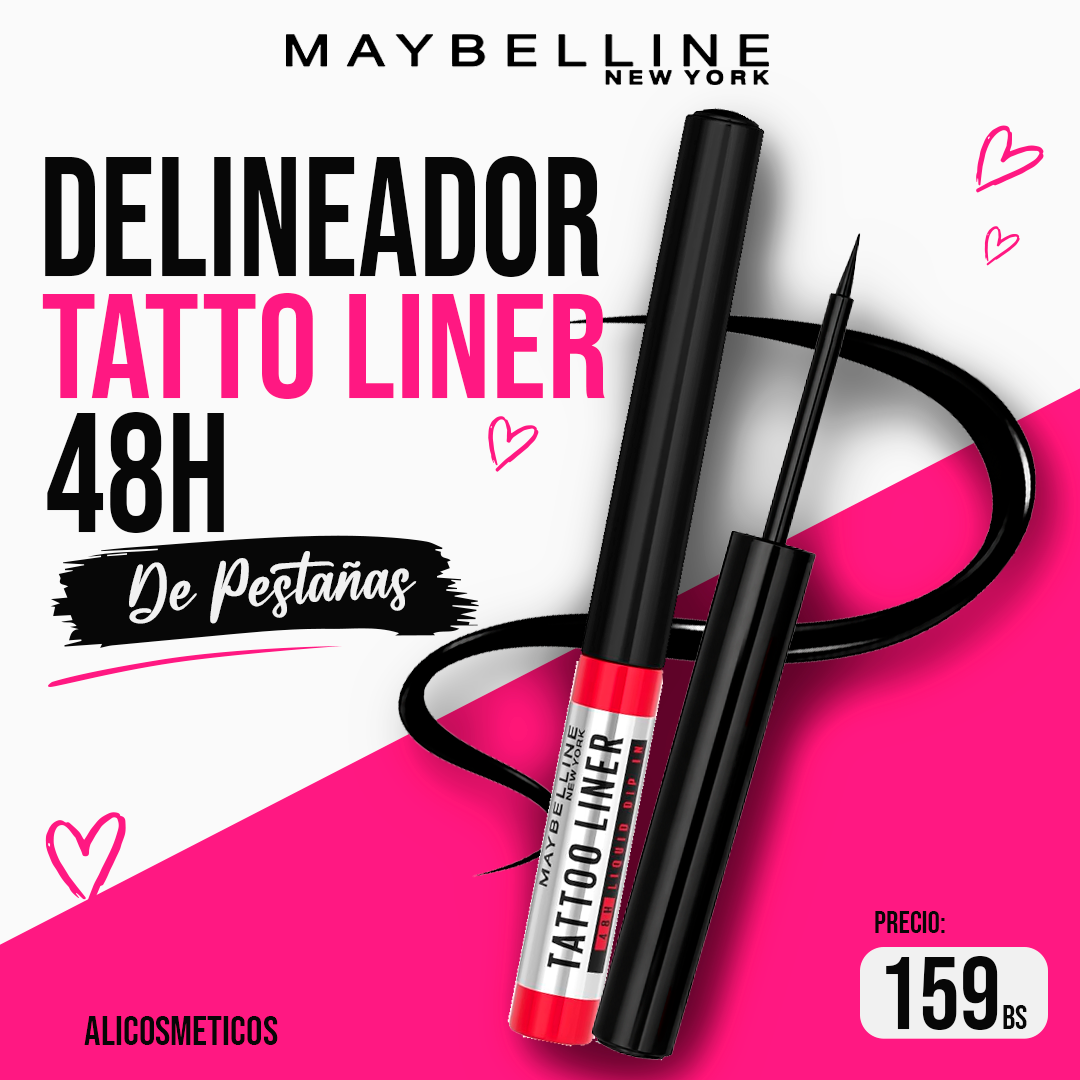 Delineador Liquido Tatto Liner 48H Maybelline