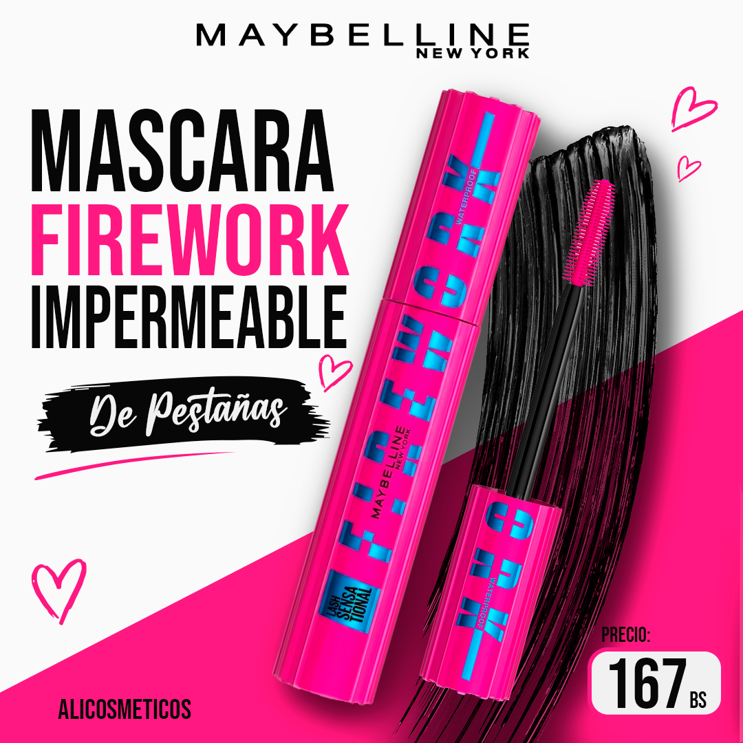 Mascara para Pestañas Firework Maybelline