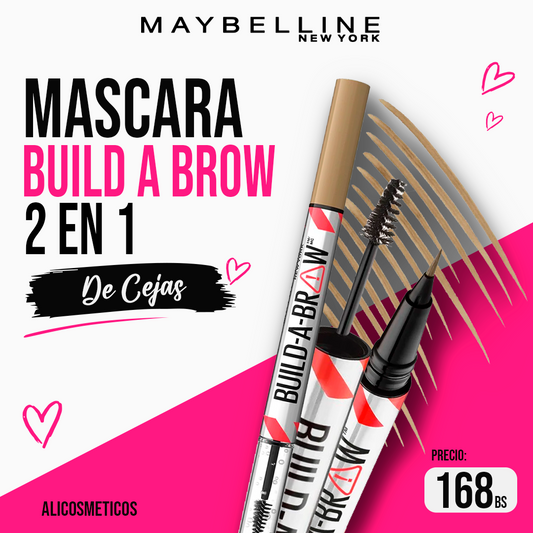 Mascara de Cejas 2 en 1 Build A Brow Maybelline