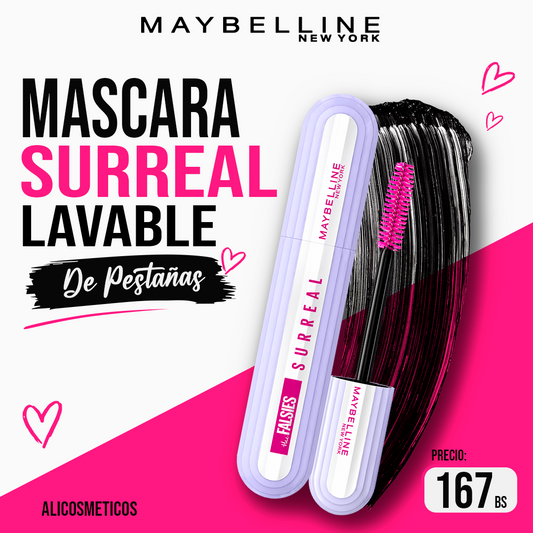 Mascara para Pestañas Falsies Surreal Maybelline