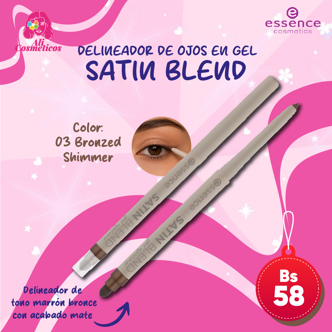 Delineador de Ojos en Gel Satin Blend Essence