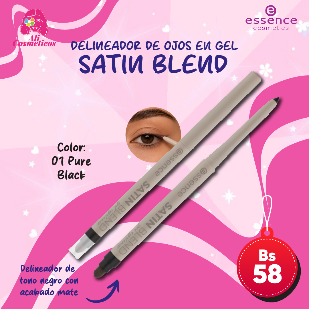 Delineador de Ojos en Gel Satin Blend Essence