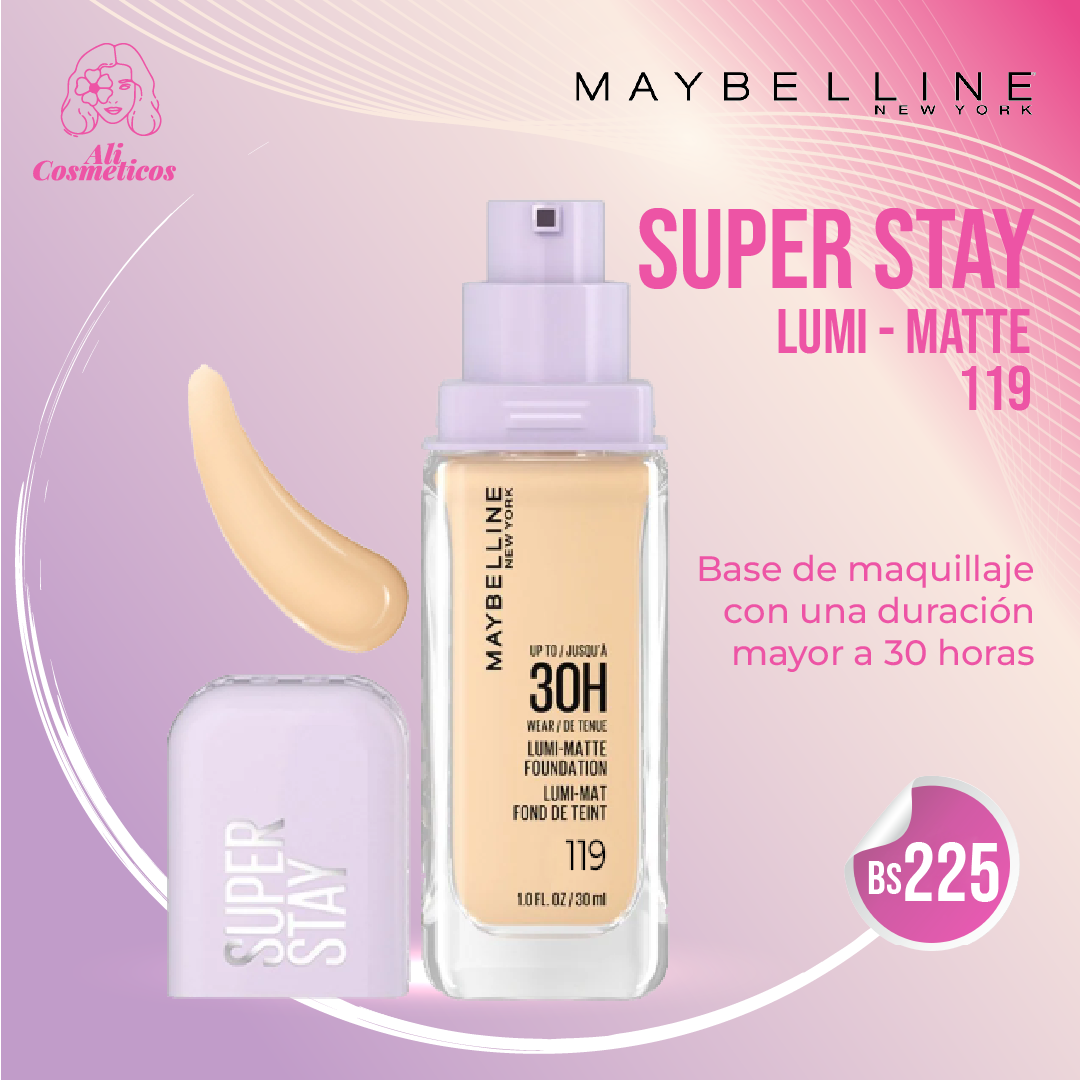 Base de Maquillaje Super Stay Lumi-Matte Maybelline