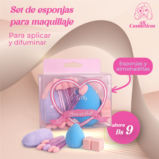 Set de Esponjas para Maquillaje Sally