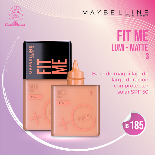 Base de Maquillaje Fit Me Fresh tint Maybelline
