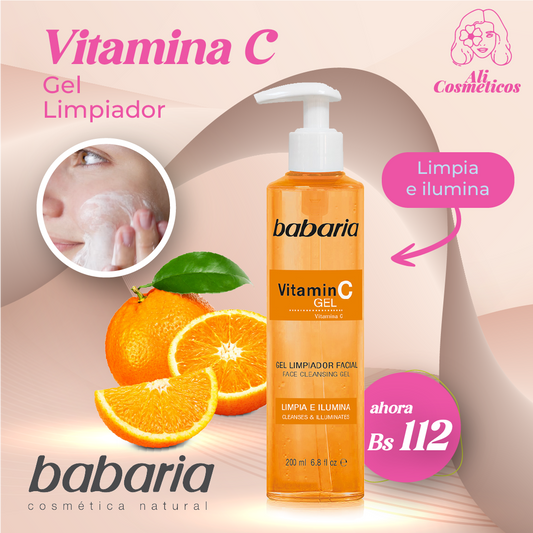 Gel Limpiador Facial con Vitamina C Babaria