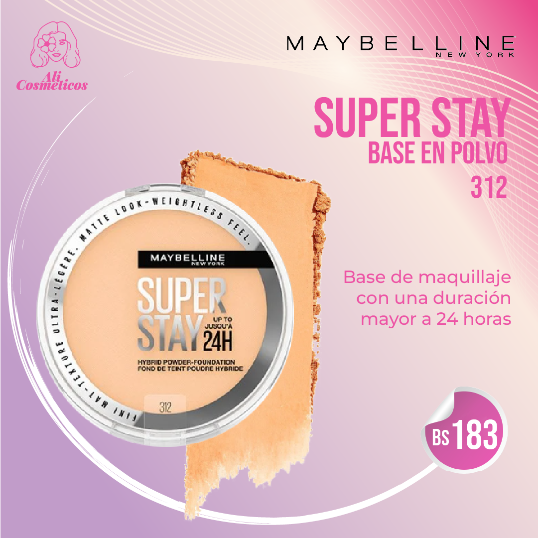 Base de Maquillaje en Polvo Super Stay 24h Maybelline