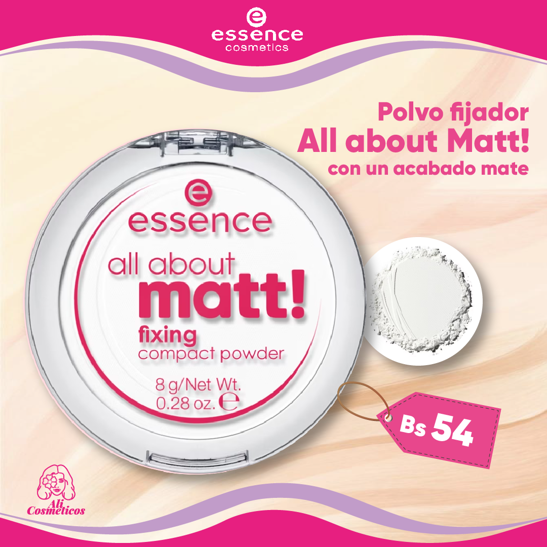 Polvo Compacto Fijador All About Matt! Essence