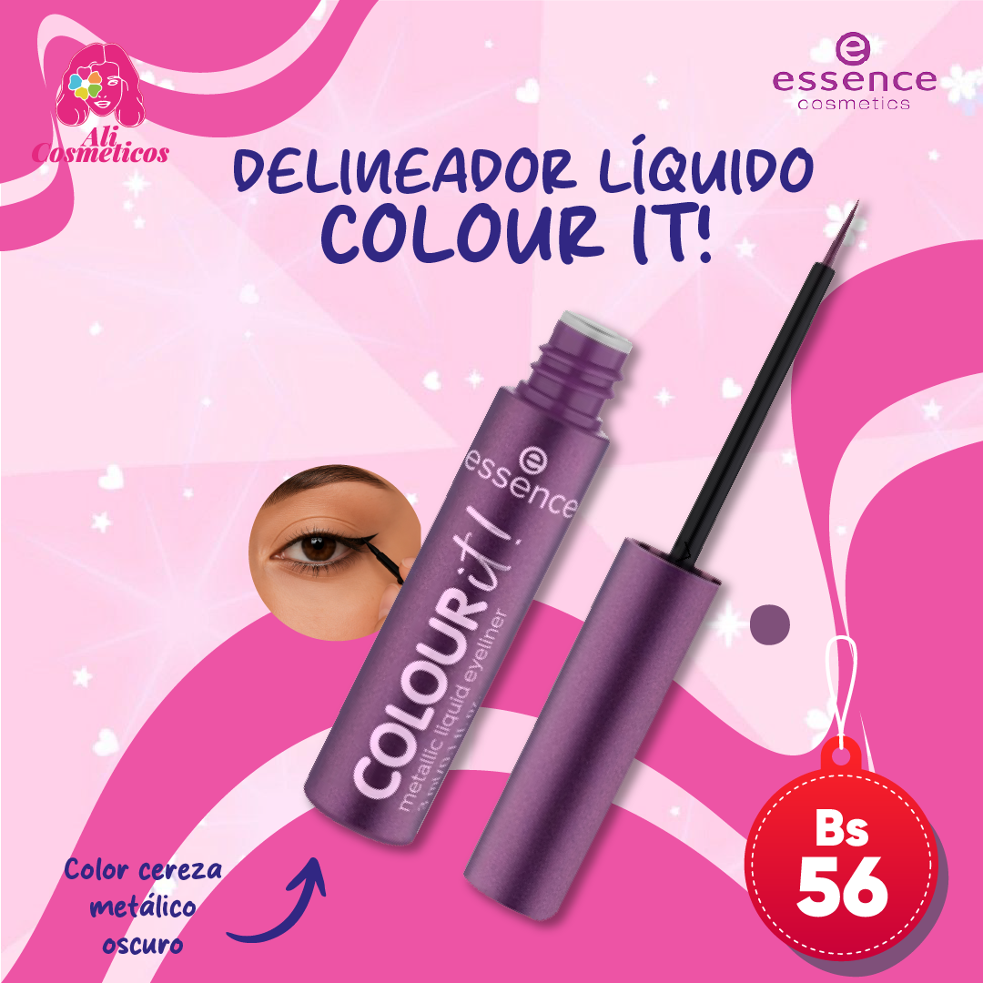 Delineador Liquido Colour It Essence