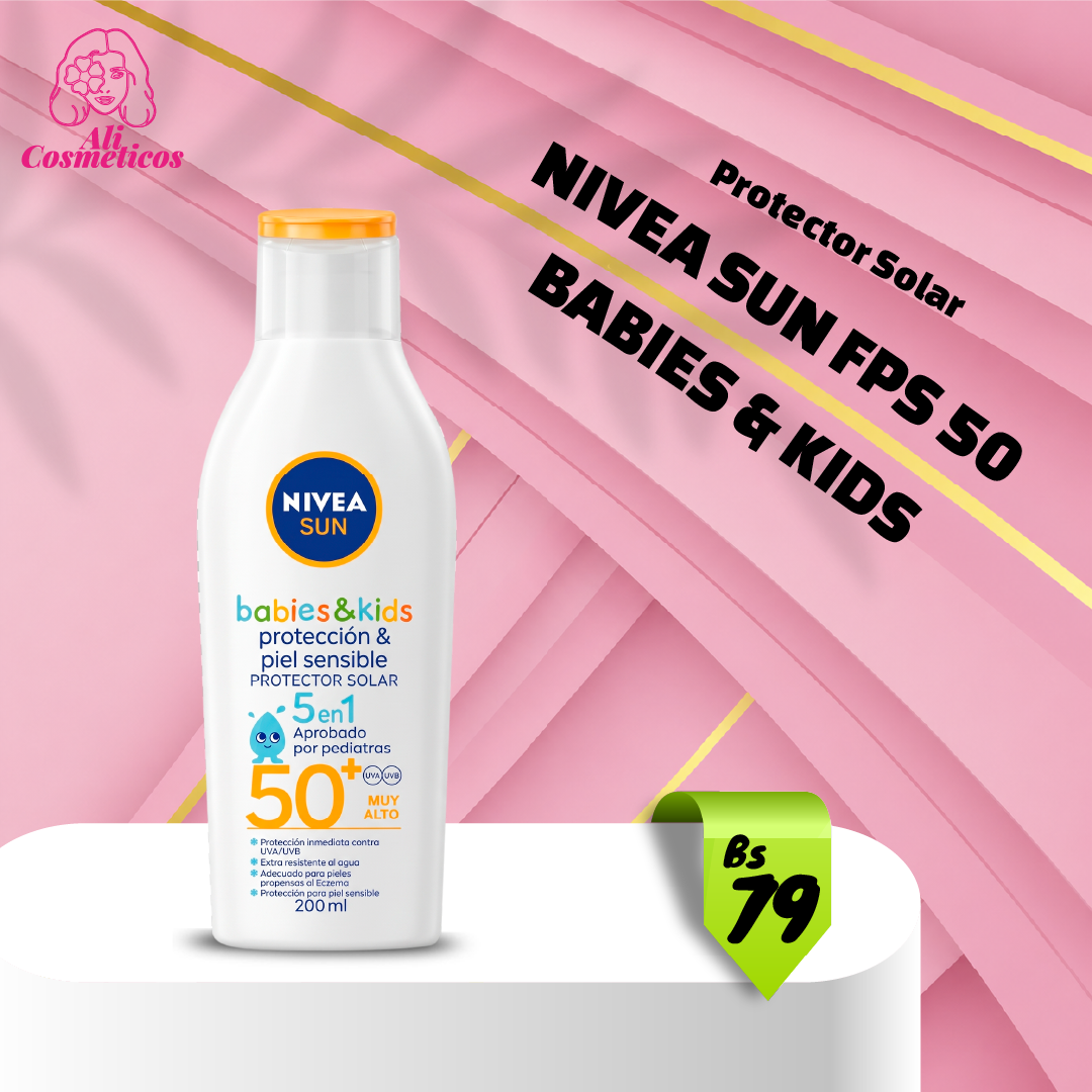 Protector Solar Nivea Sun FPS 50 Babies & kids