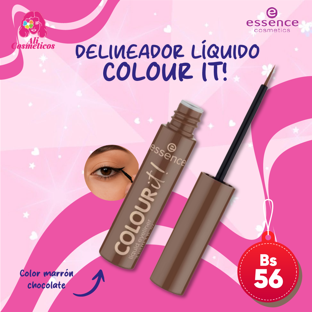Delineador Liquido Colour It Essence