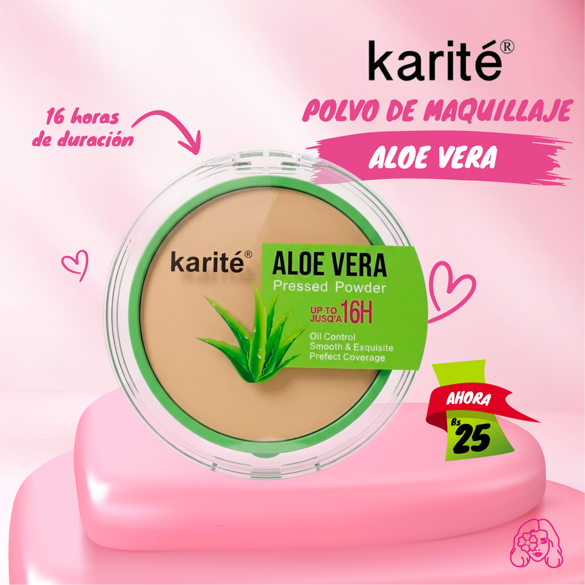 Polvo Compacto Aloe Vera Karite