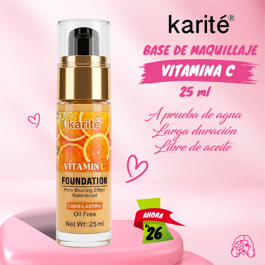 Base de Maquillaje Vitamina C Karite