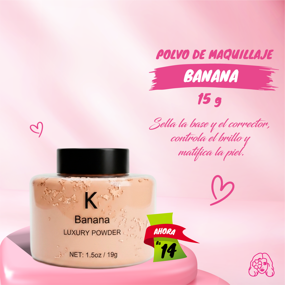 Polvo Compacto Banana k