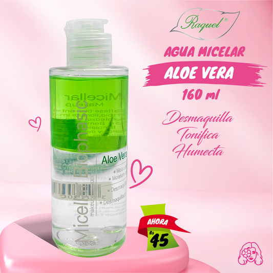 Agua Micelar Aloe Vera Raquel
