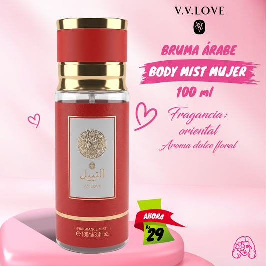 Bruma Arabe Body Mist Mujer V.V. Love