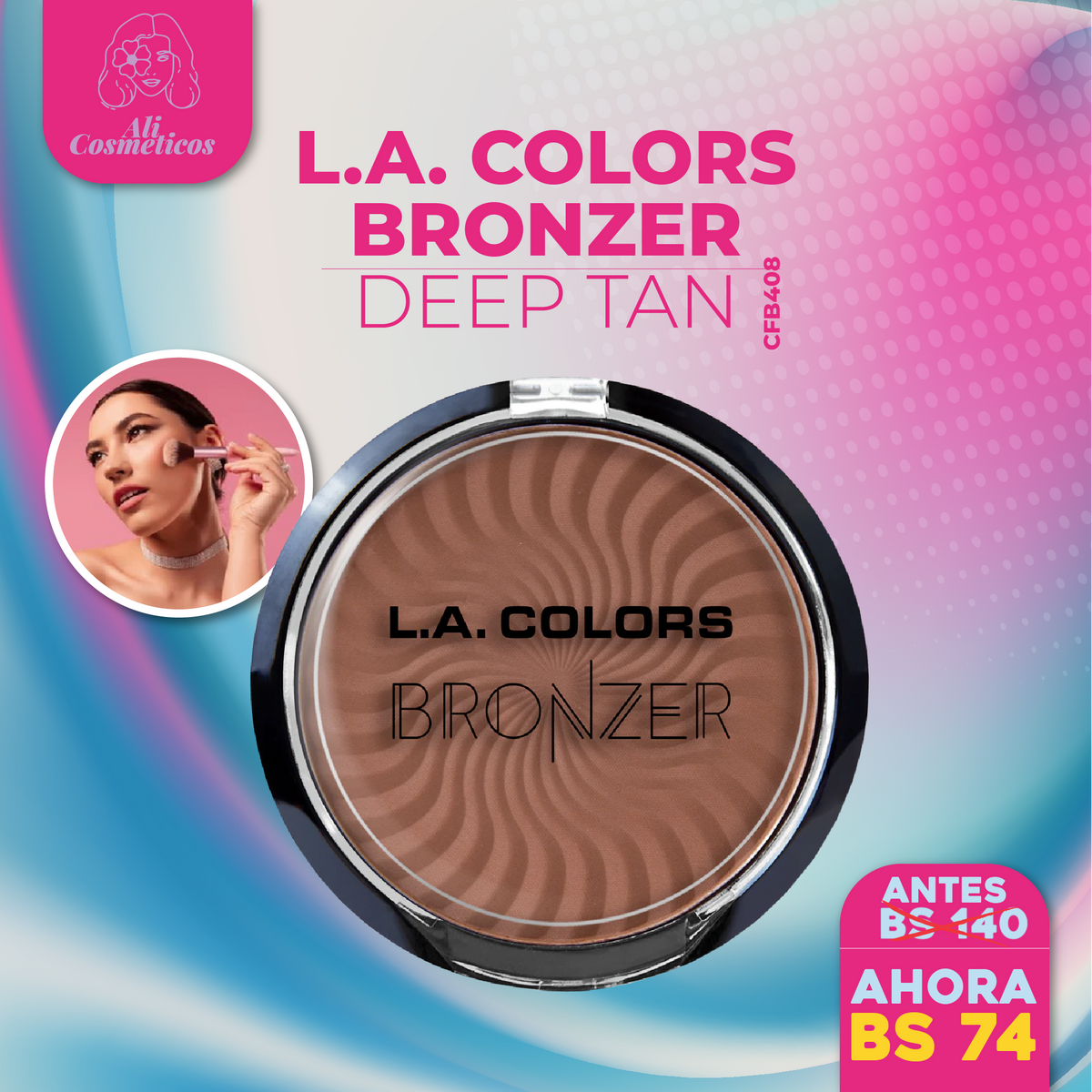 Bronceador Bronzer L.A. Colors