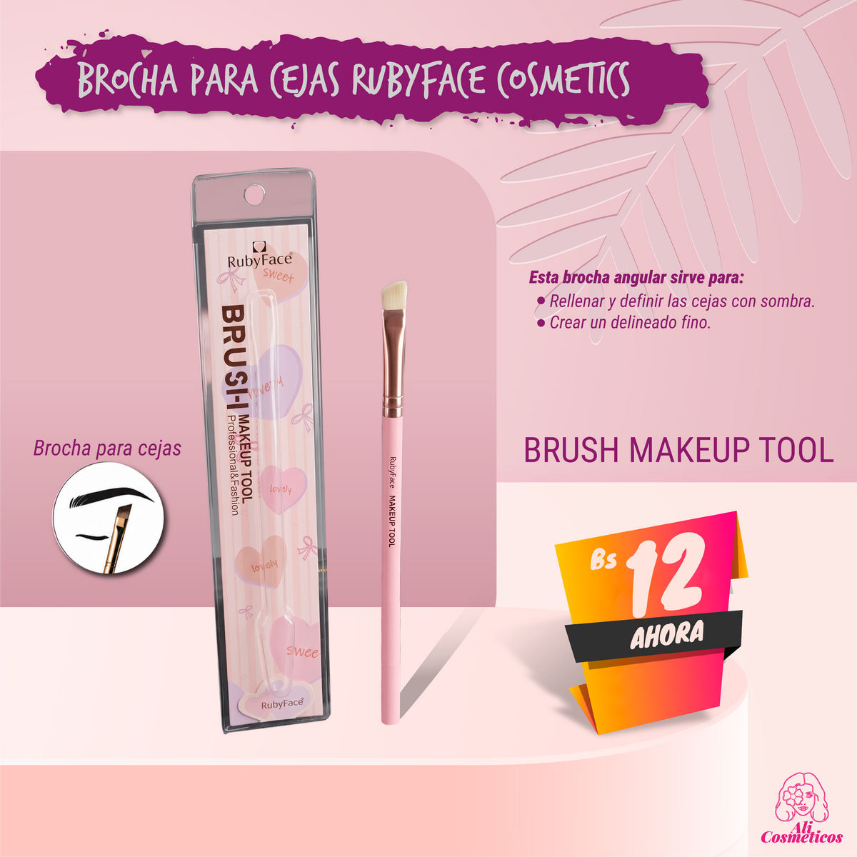 Brocha para Cejas Ruby Face