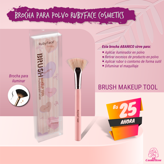 Brocha para Polvo Ruby Face