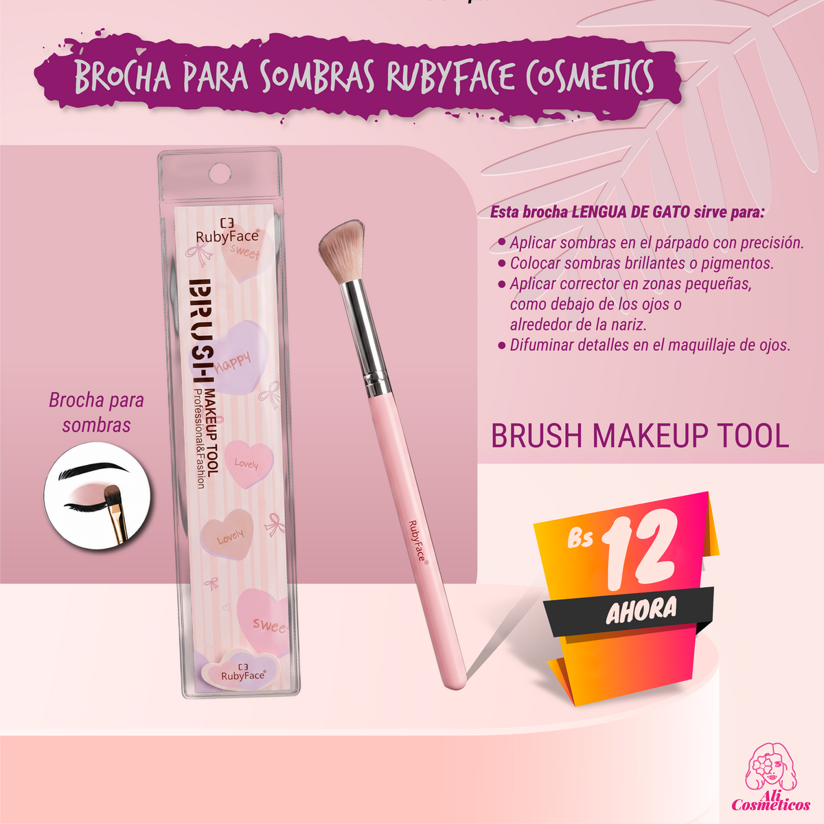 Brocha para Sombras Ruby Face