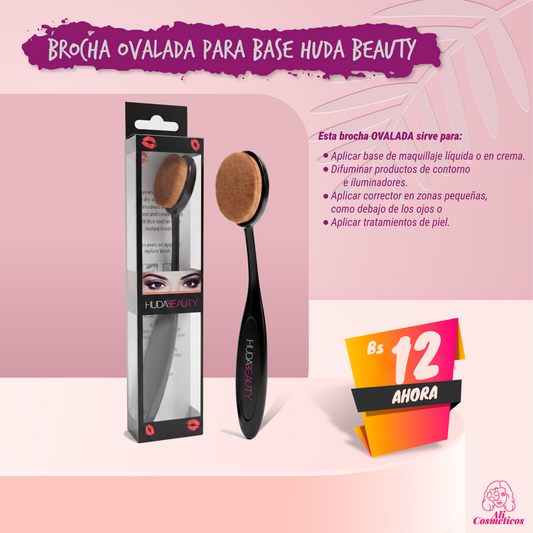 Brocha Ovalada para Base Huda Beauty